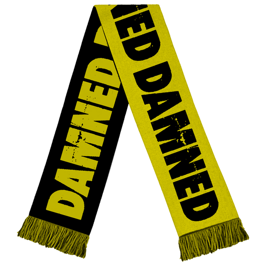 The Damned Logo Yellow Scarf