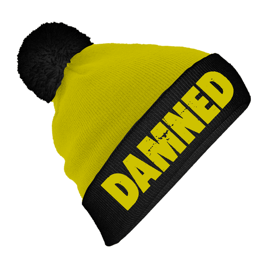 The Damned Logo Yellow Bobble Hat